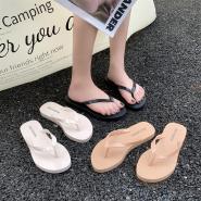 合利鯊人字拖女夏季新款外穿簡約夾腳沙灘涼拖鞋時尚居家平底拖鞋